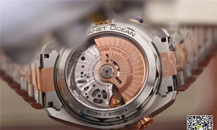 Omega Seamaster Ocean Planet 600M 215.20.46.51.03.001 OM Factory 1:1 Best Edition Replica Watch Blue Bezel